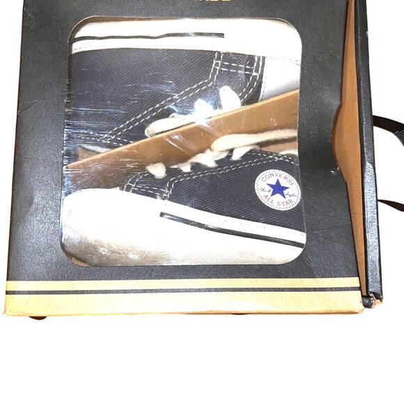 Limited Converse First Star Infant Sneakers | Black/White Unisex | Size 2 NIB - Picture 1 of 3